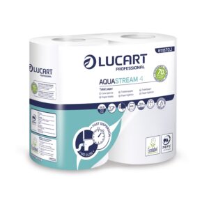 Papel Higiénico en rollo standard Aquastream 4